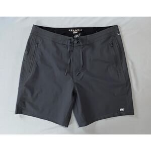 Pelagic Men's Leaderman Quick Dry Hybrid Fishing, Board Shorts. Men's 34, MINT!